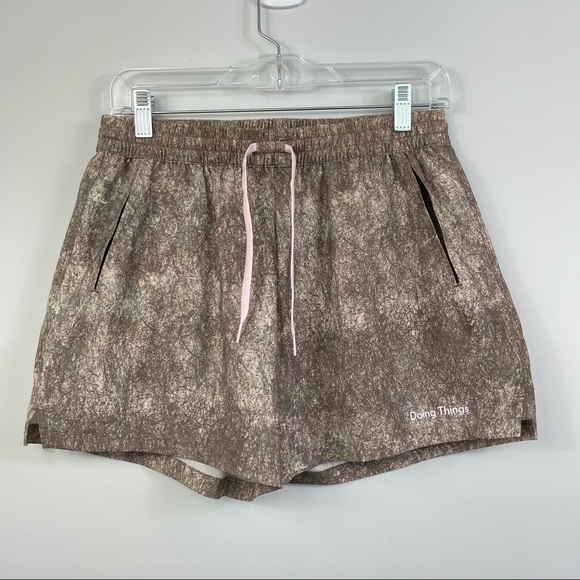 Outdoor Voices Doing Things Rec Shorts in Clay Scribble Active Run Gym Yoga M - Picture 6 of 15